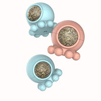 HKM-808403 Octopus Catnip Toy Ball Licking Rotating Molar