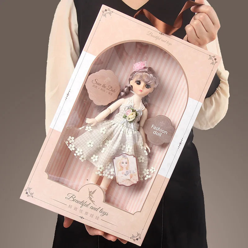 HKM-808467 Princess Wedding Dress Doll Gift Set for Girls - Educational Soft Toy, 15-30cm