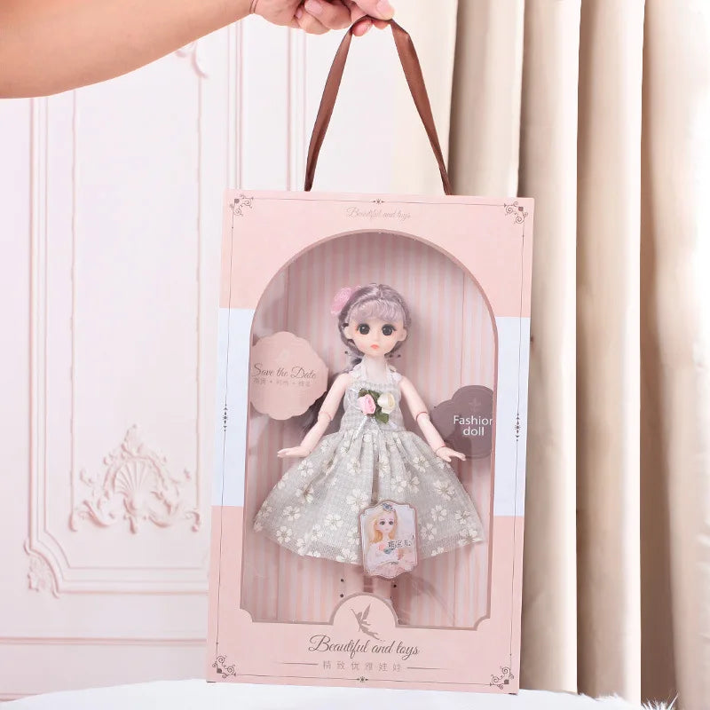 HKM-808467 Princess Wedding Dress Doll Gift Set for Girls - Educational Soft Toy, 15-30cm