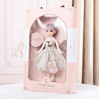 HKM-808467 Princess Wedding Dress Doll Gift Set for Girls - Educational Soft Toy, 15-30cm