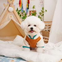HKM-808595 Comfortable Berber Fleece Pet Sweatshirt for Autumn and Winter in Caramel, Wine Red, and Dark Green