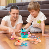 HKM-808595 Electric Frog Feeding Adventure Game for Kids - Fun Family Activity Toy