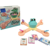 HKM-808595 Electric Frog Feeding Adventure Game for Kids - Fun Family Activity Toy