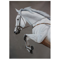 HKM-808723 Galloping Horse Modern Art Canvas Painting - Oil on Non-Woven Fabric, Frameless Design, Various Sizes Available