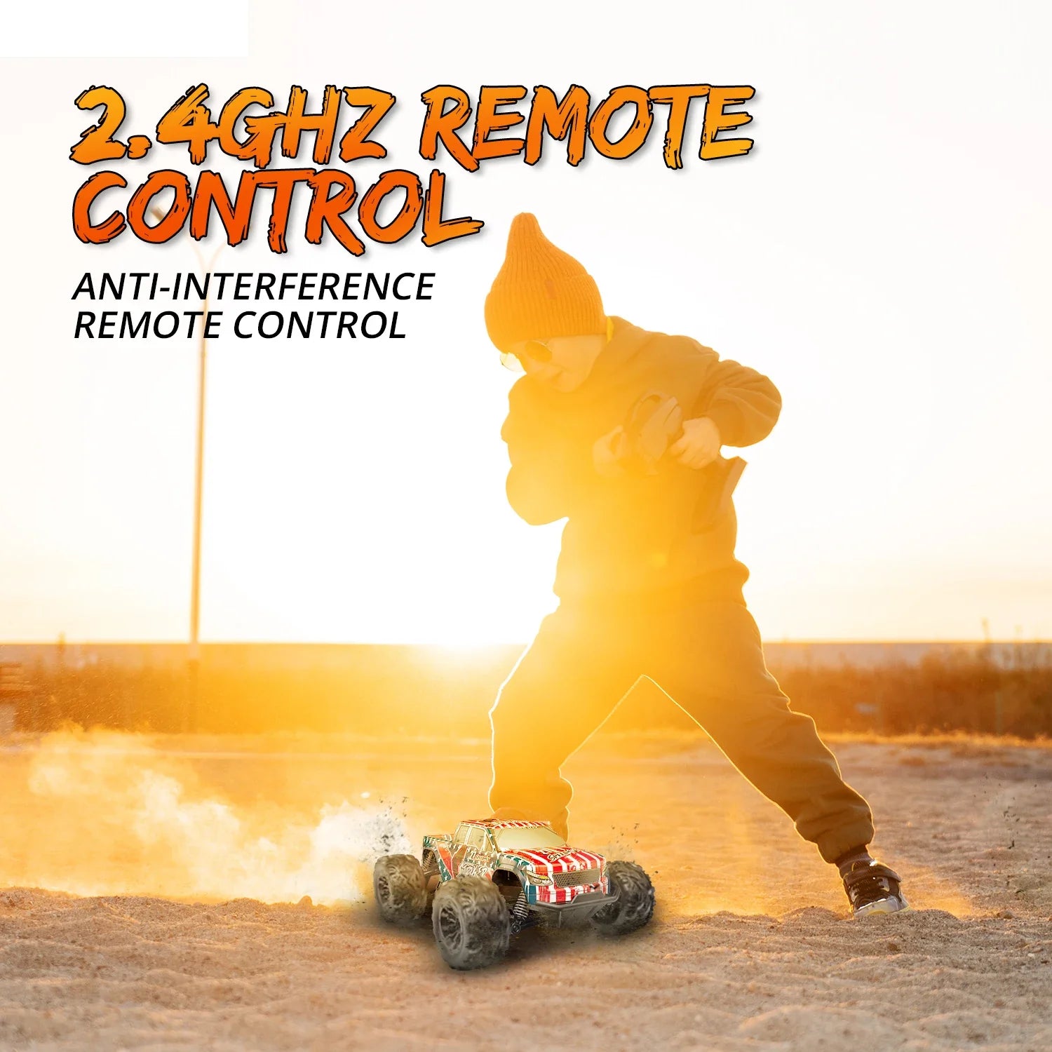 HKM-808787 1/20 Scale Off-Road 4WD Remote Control Truck - High-Speed Racing Car for Kids