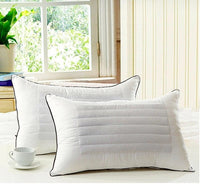 HKM-809235 Cervical Spine Support Pillow for Single Adults - Square Shape, Washable Fiber Filling