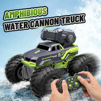 HKM-809363 Amphibious Remote Control Truck with Water Spraying Function for Indoor and Outdoor Fun