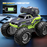 HKM-809363 Amphibious Remote Control Truck with Water Spraying Function for Indoor and Outdoor Fun