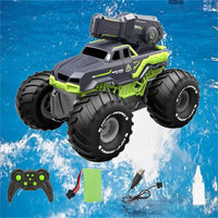 HKM-809363 Amphibious Remote Control Truck with Water Spraying Function for Indoor and Outdoor Fun