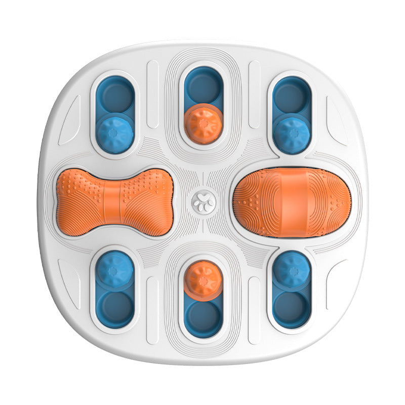 HKM-809427 Pet Licking Plate Slow Feeder for Cats and Dogs - Durable PP and Silicone Design