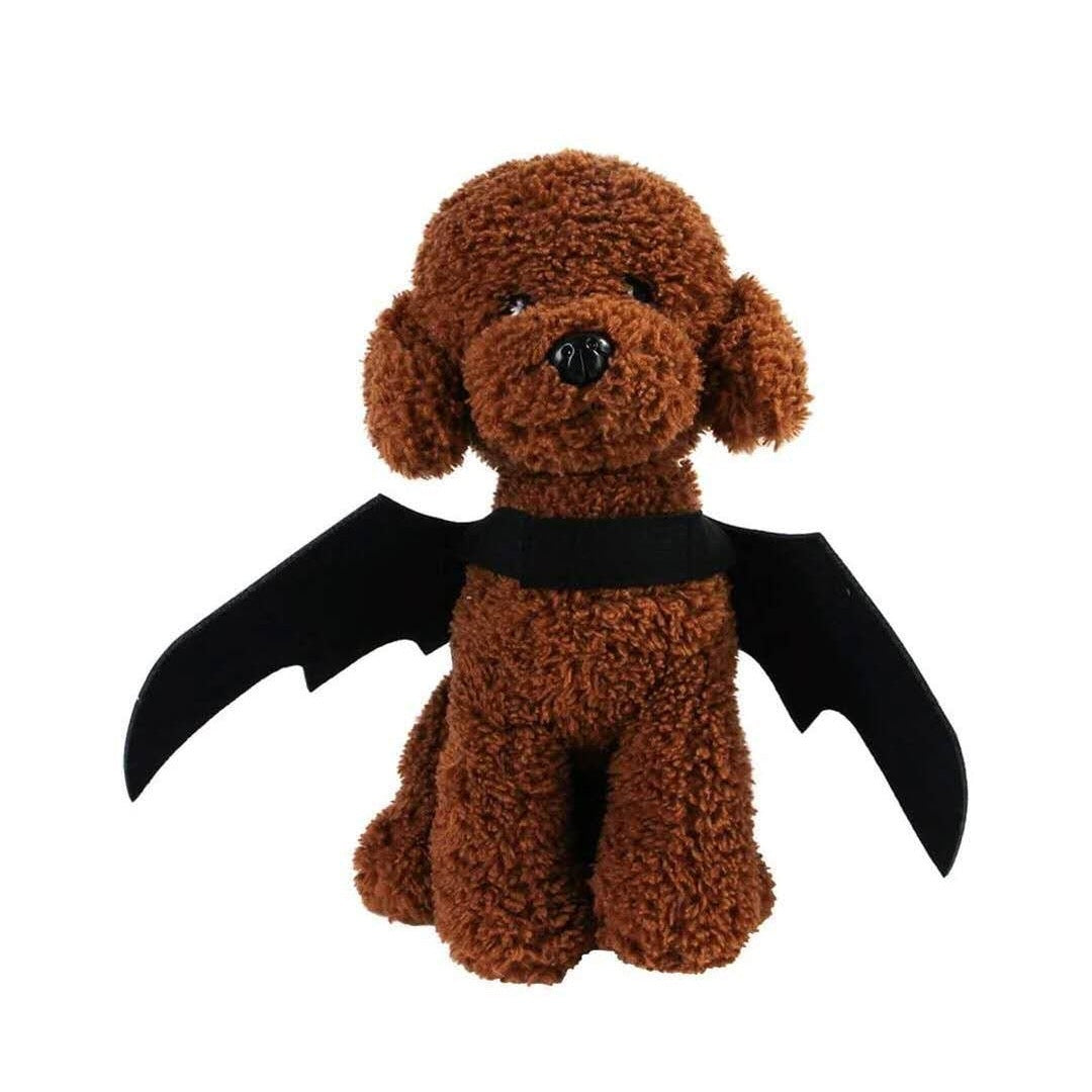 HKM-809555 Halloween Black Felt Bat Wings for Pet Decoration, 45x16cm