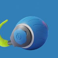 HKM-809555 Speedy Tail Cat Toy,Interactive Cat Toy For Indoor Cats,Cat Ball Toy,Interactive Cat Toy Ball,Two Speed Adjustment,USB Rechargeable