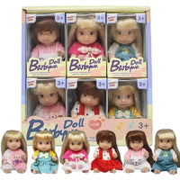HKM-809619 Interactive Mini Bionic Doll Set - Cute PVC Cartoon Baby Dolls for Kids