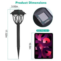 HKM-809747 Solar Powered Waterproof Landscape Stake Light with Auto On/Off Feature for Garden and Pathway Illumination