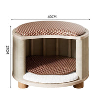 HKM-809747 Solid Wood Cat Nest with Upgraded Summer and Four Seasons Cushions