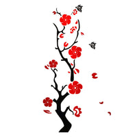 HKM-809875 Oversized Floral Acrylic Wall Stickers for Porch Decoration