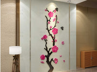 HKM-809875 Oversized Floral Acrylic Wall Stickers for Porch Decoration