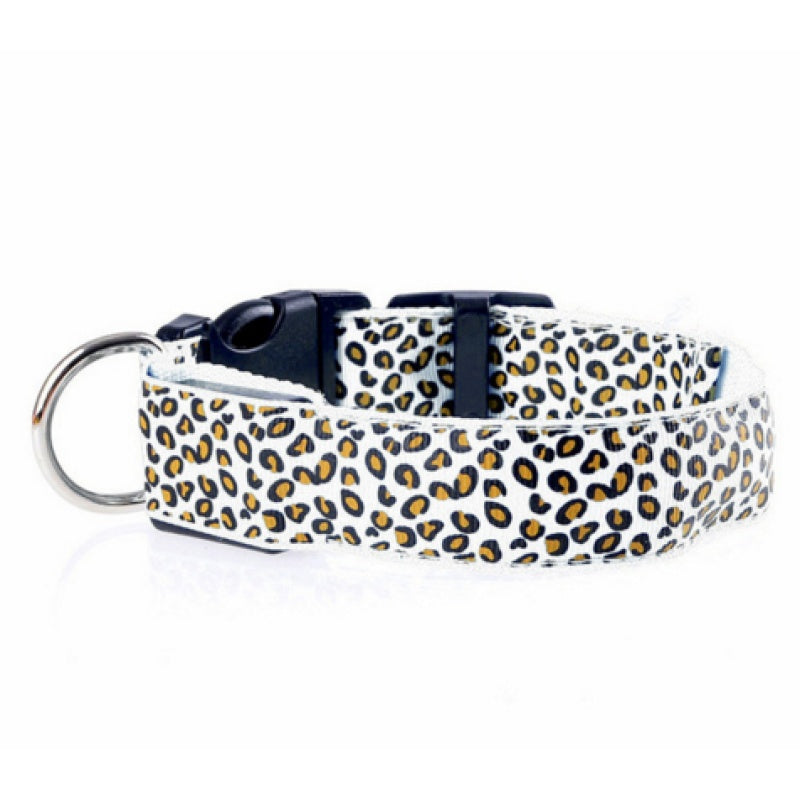 HKM-809939 Rechargeable LED Dog Collar with Adjustable Sizing for Small to Large Dogs