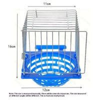 HKM-810195 Small Iron Wire Parrot Breeding Box Bird Nest for Avian Care