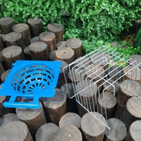 HKM-810195 Small Iron Wire Parrot Breeding Box Bird Nest for Avian Care