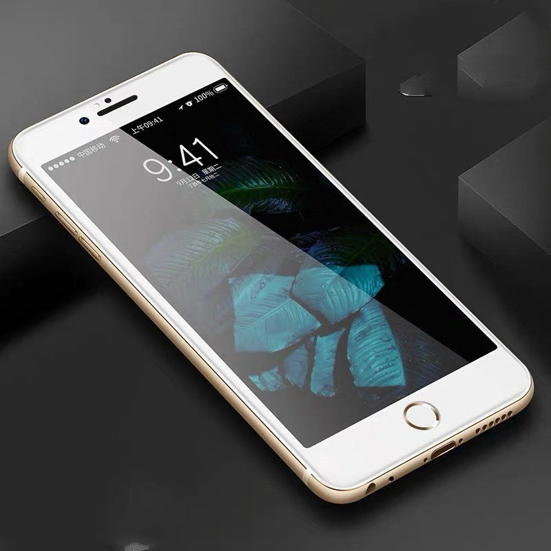HKM-810323 Tempered Glass Screen Protector for iPhone 6, 6s, 7, 8, 6 Plus, 7 Plus, 8 Plus - Anti-Fingerprint, Full Coverage