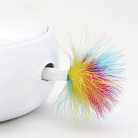 HKM-810387 Automatic Donut Cat Toy with Electric Turntable and Interactive Fun – 17.5cm Diameter, ABS Material