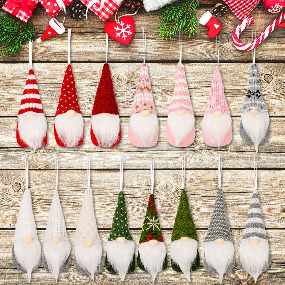 HKM-810387 Charming Small Christmas Pendant - Non-Woven Fabric, Modern Art Style