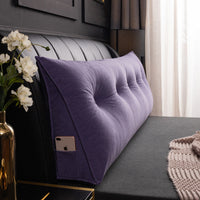 HKM-810387 Scandinavian Triangle Velvet Cushion Pillow for Bedroom and Living Room
