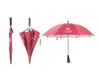 HKM-810451 Cooling Umbrella with Built-in Fan for Dual Sun Protection, Manual Open, Long Handle Design