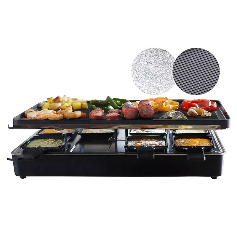 KTX-810451 Electric Smokeless Barbecue Grill, 1300W Indoor Chicken Roaster with Grilling Tray