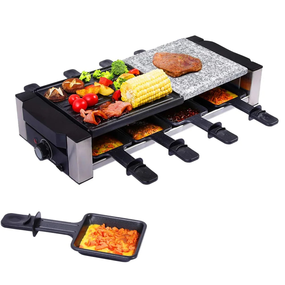 KTX-810451 Electric Smokeless Barbecue Grill, 1300W Indoor Chicken Roaster with Grilling Tray
