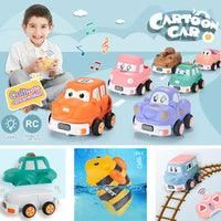 HKM-810515 Mini Rubber Animal RC Car Toy for Kids, Soft Shell Remote Control Car, Indoor-Outdoor Fun