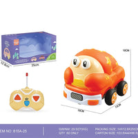 HKM-810515 Mini Rubber Animal RC Car Toy for Kids, Soft Shell Remote Control Car, Indoor-Outdoor Fun