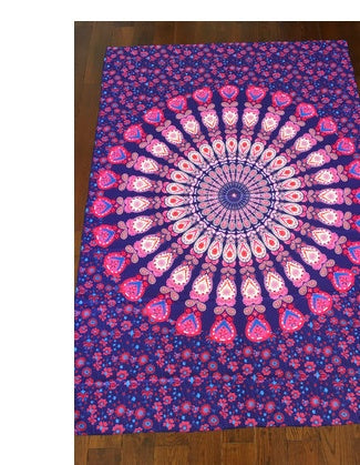 HKM-810643 Mandala Hanging Cloth in Various Colors and Patterns, 140x210cm Chemical Fiber Decor