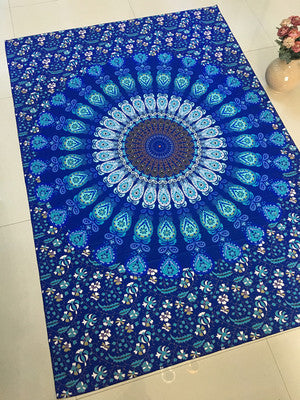 HKM-810643 Mandala Hanging Cloth in Various Colors and Patterns, 140x210cm Chemical Fiber Decor