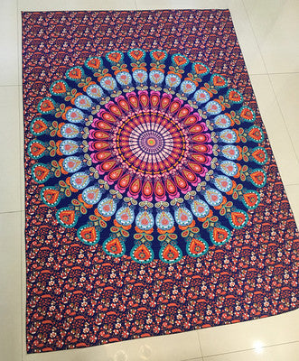 HKM-810643 Mandala Hanging Cloth in Various Colors and Patterns, 140x210cm Chemical Fiber Decor