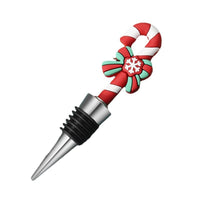 HKM-810707 Christmas Cork Wine Stopper – Aluminum Alloy & PVC – Festive Party Essential