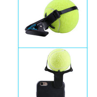 HKM-810707 Pet photo props toy pet photo selfie artifact funny dog camera phone clip tennis selfie clip