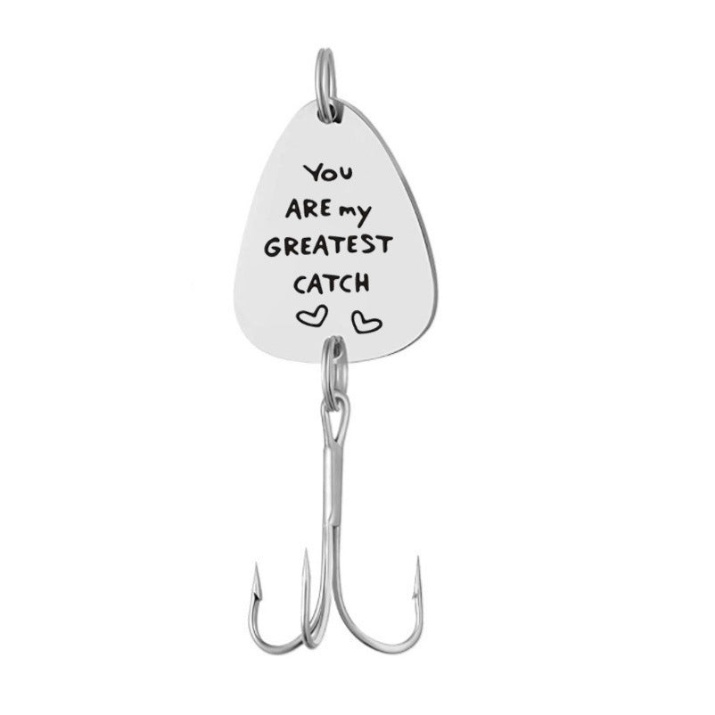 HKM-810771 Fishing Tackle Fish Hook Souvenir with Pearl and Alloy Wings Accessories