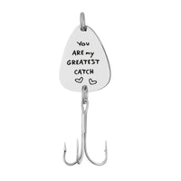 HKM-810771 Fishing Tackle Fish Hook Souvenir with Pearl and Alloy Wings Accessories