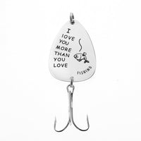 HKM-810771 Fishing Tackle Fish Hook Souvenir with Pearl and Alloy Wings Accessories