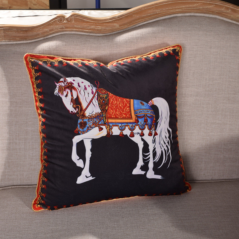 KTX-810771 Plush French Sofa Cushion with PP Cotton Filling