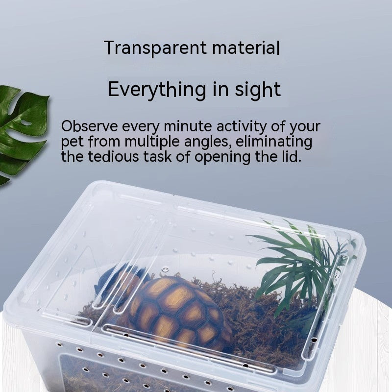HKM-810771 Silkworm Feeding Jar for Box Turtles - High Transparent Universal Sizes