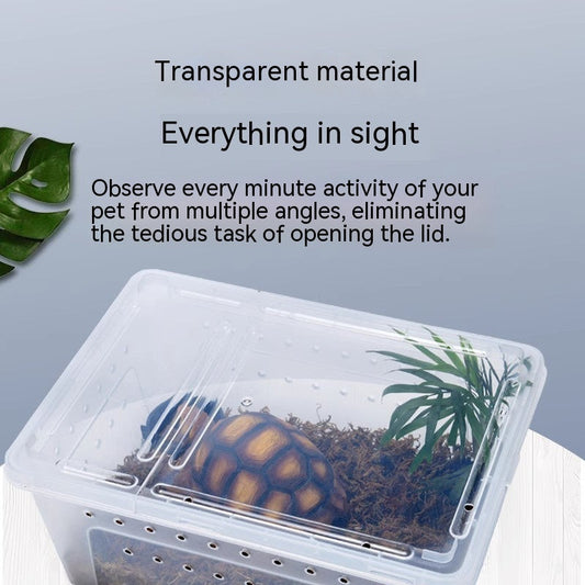 HKM-810771 Silkworm Feeding Jar for Box Turtles - High Transparent Universal Sizes