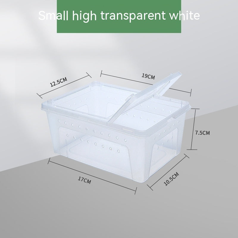 HKM-810771 Silkworm Feeding Jar for Box Turtles - High Transparent Universal Sizes