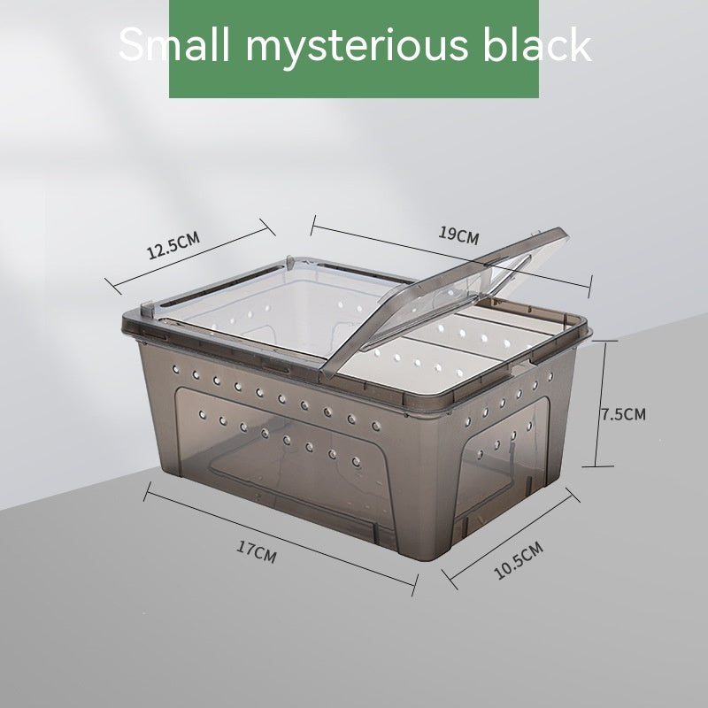 HKM-810771 Silkworm Feeding Jar for Box Turtles - High Transparent Universal Sizes