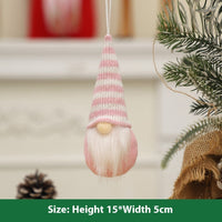 HKM-810899 Knitted Christmas Tree Doll Pendant - Available in Multiple Colors and Styles