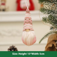 HKM-810899 Knitted Christmas Tree Doll Pendant - Available in Multiple Colors and Styles