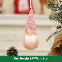 HKM-810899 Knitted Christmas Tree Doll Pendant - Available in Multiple Colors and Styles