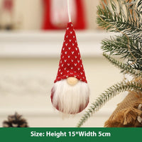HKM-810899 Knitted Christmas Tree Doll Pendant - Available in Multiple Colors and Styles